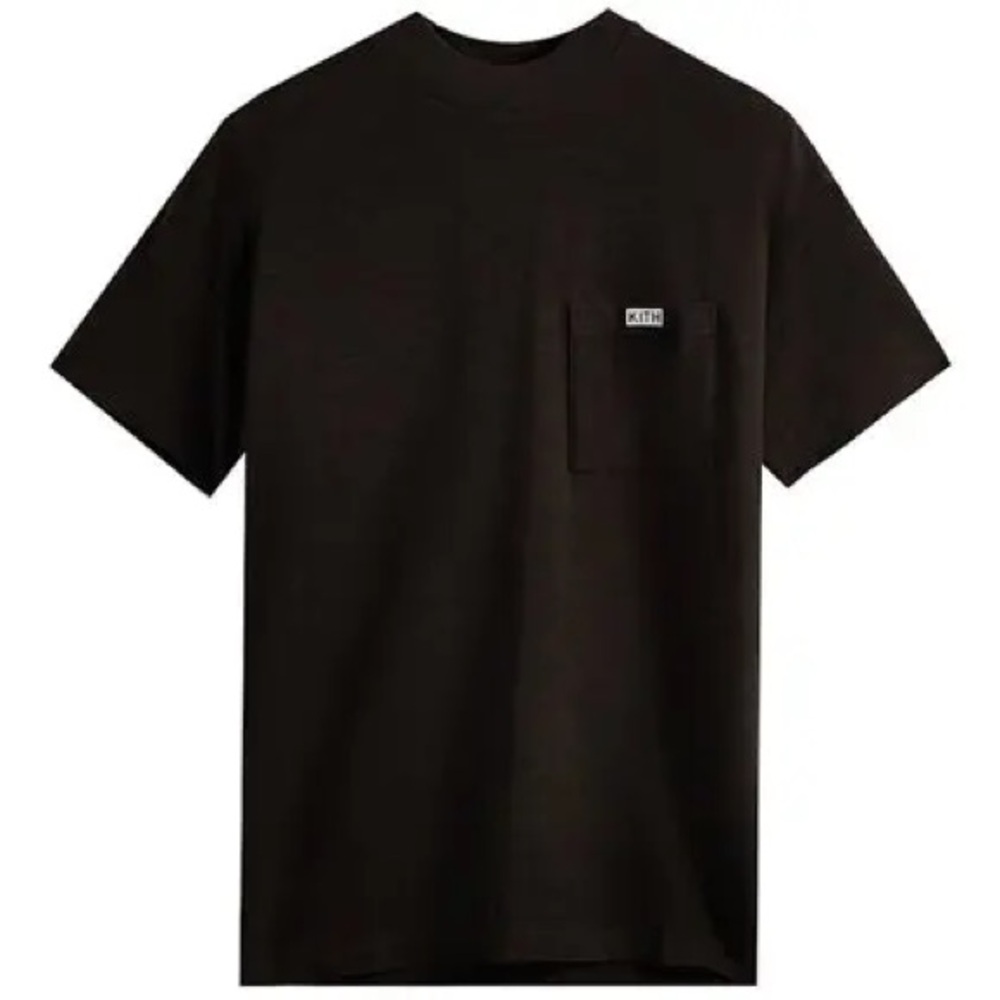 Kith Brown Mock Neck Pocket Tee